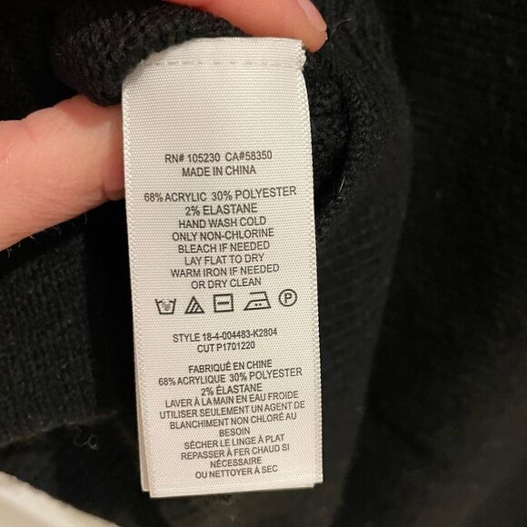 NWT JOIE Lehi mockneck sweater COLOR: CAVIAR Sz. S - Picture 5 of 5